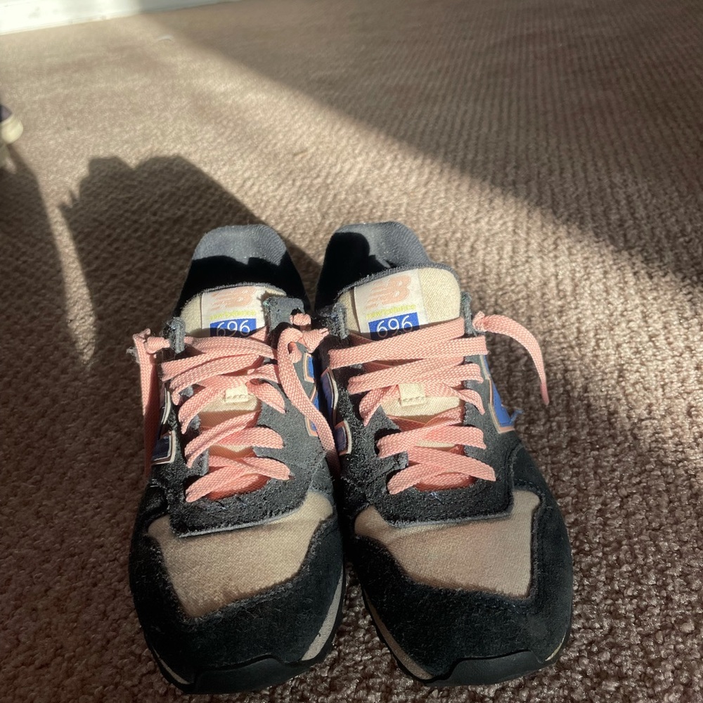 New Balance J Crew 696 Retro Runner Sneakers - Picture 4 of 6